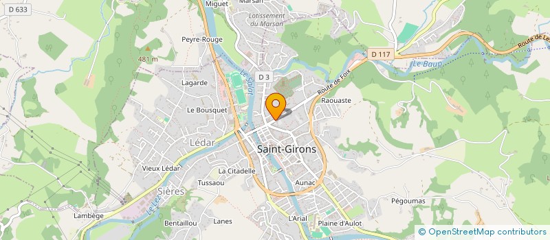 localisation de l'entreprise WILSON 56 SG  SAINT-GIRONS