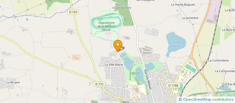 localisation de l'entreprise WILSON  CHATEAUBRIANT