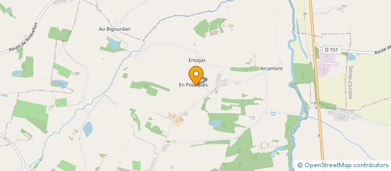 localisation de l'entreprise WILSON  ROQUELAURE