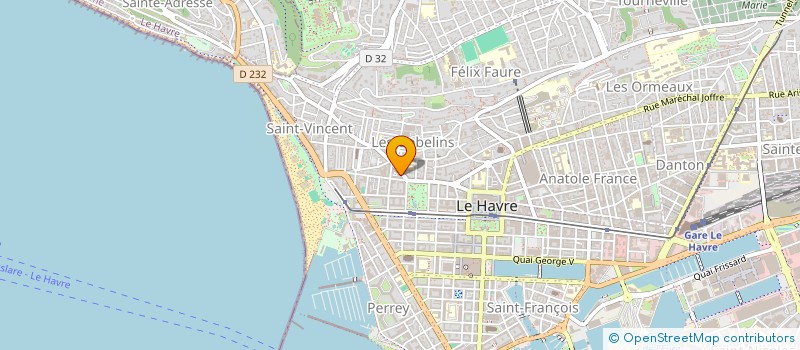 localisation de l'entreprise WILSON à LE HAVRE