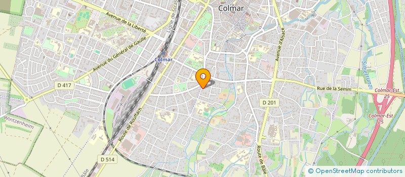 localisation de l'entreprise WILSON  COLMAR