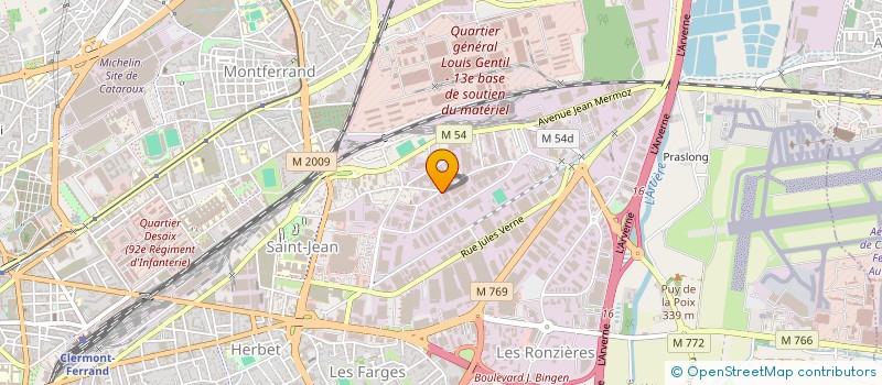 localisation de l'entreprise WILSON  CLERMONT-FERRAND