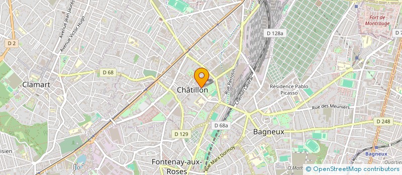 localisation de l'entreprise WILSON AUDIOVISION à CHATILLON