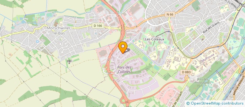 localisation de l'entreprise WILSON AUSTERLITZ  MULHOUSE