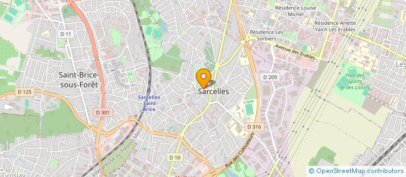localisation de l'entreprise WILSON CARS  SARCELLES