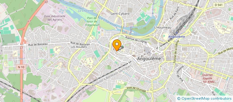 localisation de l'entreprise WILSON CINQUANTE NEUF à ANGOULEME