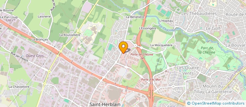 localisation de l'entreprise WILSON LA  SAINT-HERBLAIN