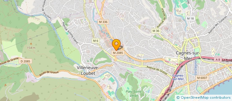 localisation de l'entreprise WILSON & MOORE à CAGNES-SUR-MER