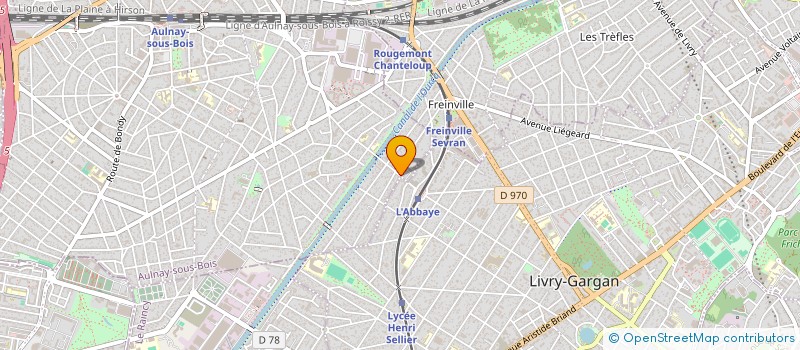 localisation de l'entreprise WILSON ROMAINVILLE à AULNAY-SOUS-BOIS
