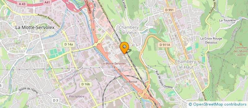 localisation de l'entreprise WILSON SAS  CHAMBERY