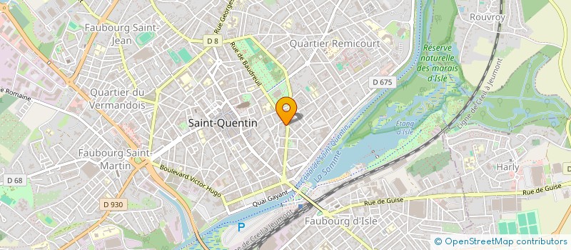 localisation de l'entreprise WILSON SPORT à SAINT-QUENTIN