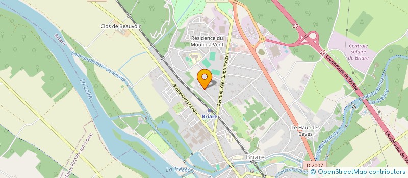 localisation de l'entreprise WILSON START à BRIARE