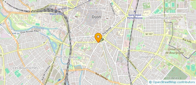 localisation de l'entreprise WILSON WB à DIJON