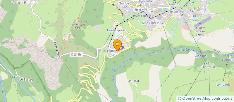 localisation de l'entreprise WILSSON à HUEZ