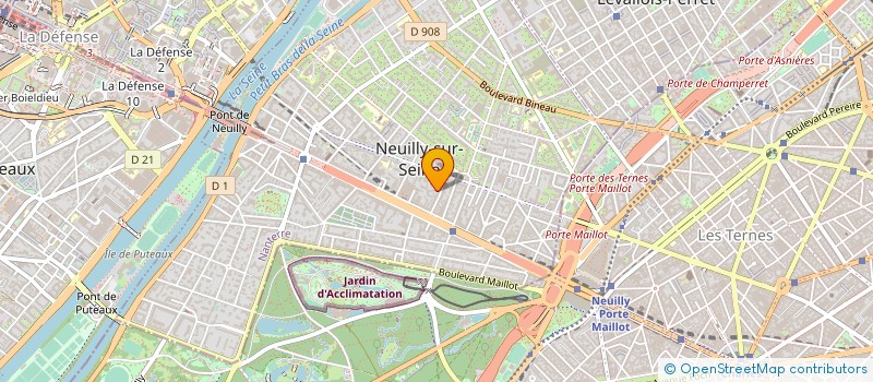 localisation de l'entreprise WILSTONE à NEUILLY-SUR-SEINE