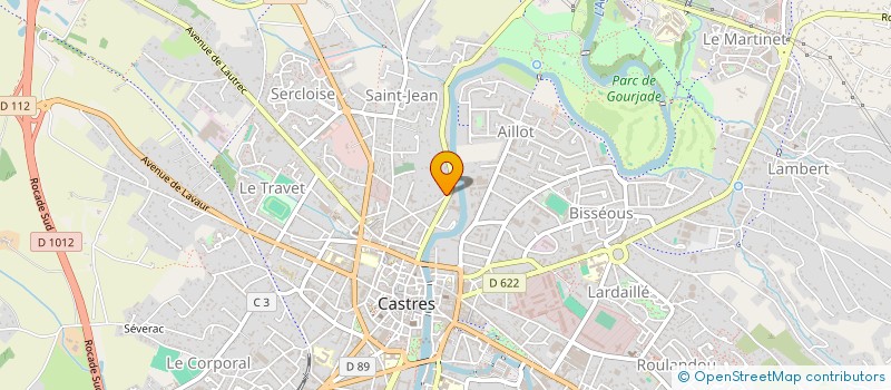 localisation de l'entreprise WILTEC DISTRIBUTION  CASTRES