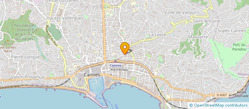 localisation de l'entreprise WILUG à CANNES