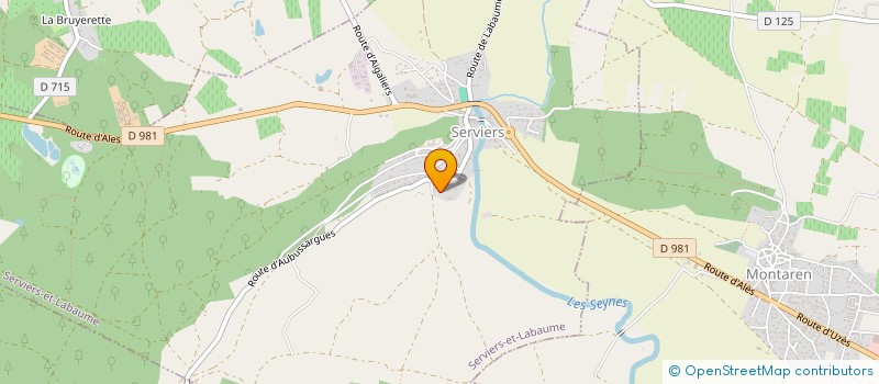 localisation de l'entreprise WILYFRA  SERVIERS-ET-LABAUME