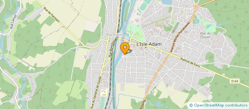 localisation de l'entreprise WILYVI à L'ISLE-ADAM