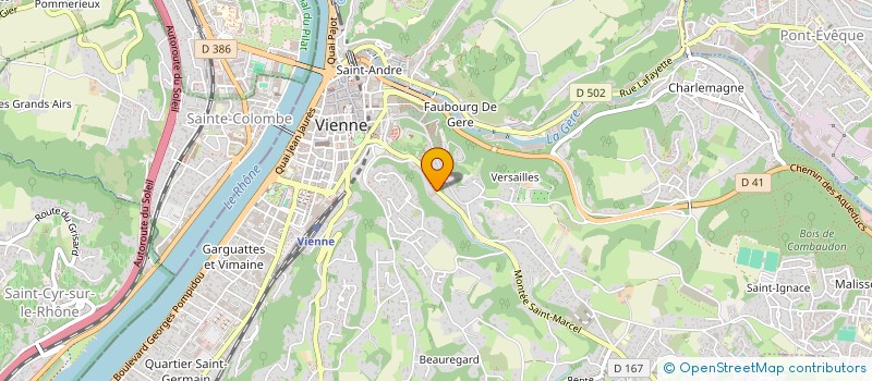 localisation de l'entreprise WILZ LOCATION  VIENNE