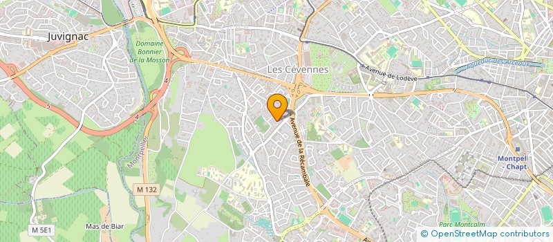 localisation de l'entreprise WIM à MONTPELLIER