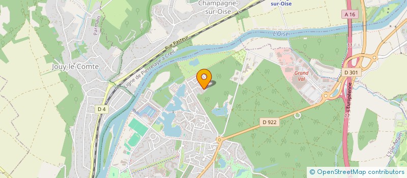 localisation de l'entreprise WIMAC  L'ISLE-ADAM