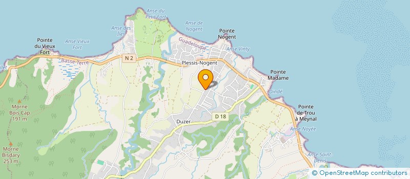 localisation de l'entreprise WIMALOC  SAINTE-ROSE