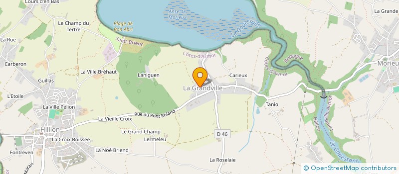 localisation de l'entreprise WIMANOLU  HILLION