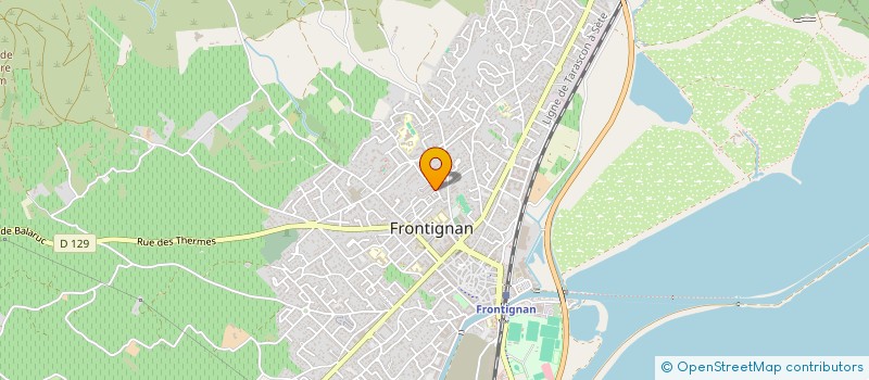 localisation de l'entreprise WIMEDIA à FRONTIGNAN