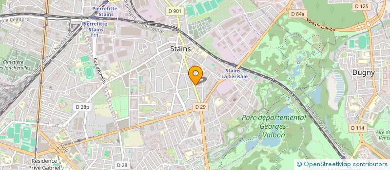 localisation de l'entreprise WIMI à STAINS