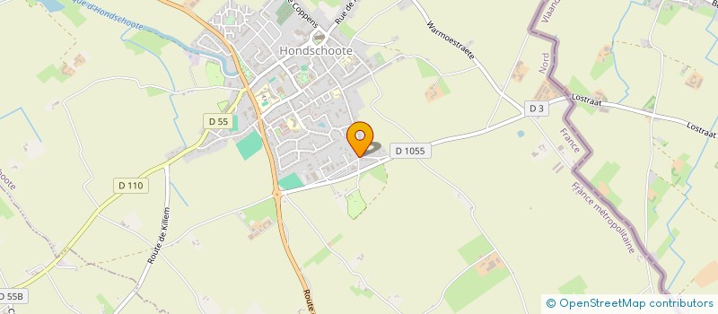 localisation de l'entreprise WIMILLE CHAUFFAGE SOC à HONDSCHOOTE