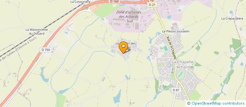 localisation de l'entreprise WIMMO  LES ACHARDS