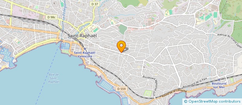 localisation de l'entreprise WIMMOPRO à SAINT-RAPHAEL