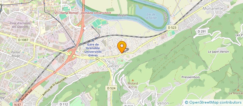 localisation de l'entreprise WIMO  GIERES