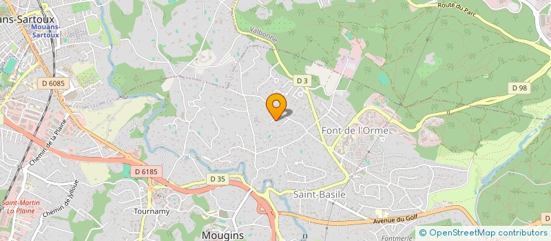 localisation de l'entreprise WIN 3 à MOUGINS