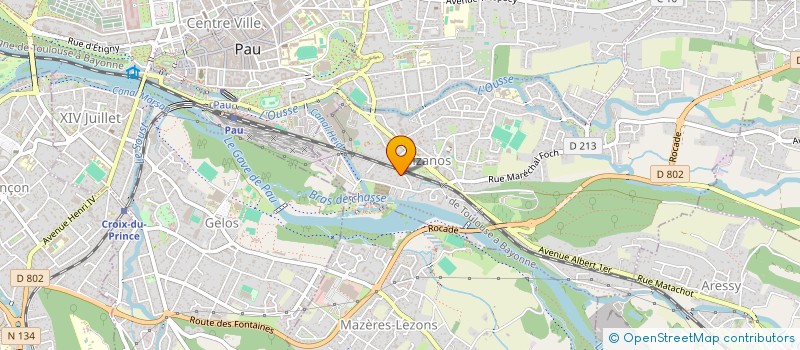 localisation de l'entreprise WIN  BIZANOS