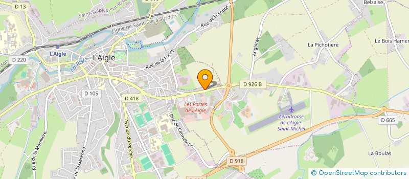 localisation de l'entreprise WIN à SAINT-SULPICE-SUR-RISLE