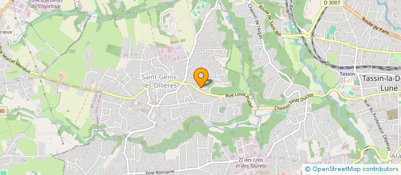 localisation de l'entreprise WIN  SAINT-GENIS-LES-OLLIERES