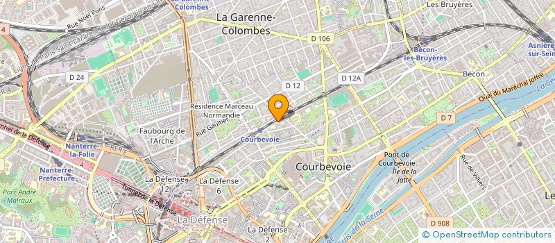 localisation de l'entreprise WIN CONCEPT à COURBEVOIE