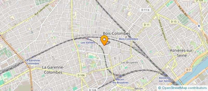 localisation de l'entreprise WIN CONSULTING à BOIS-COLOMBES