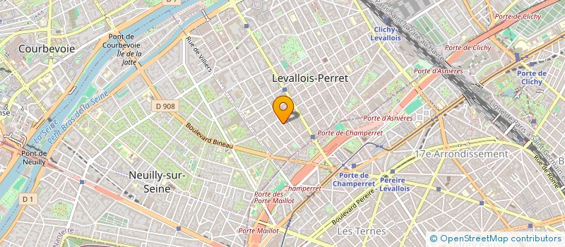 localisation de l'entreprise WIN FOURTEEN à LEVALLOIS-PERRET