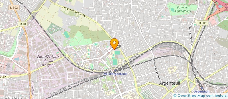 localisation de l'entreprise WIN GESTION  ARGENTEUIL