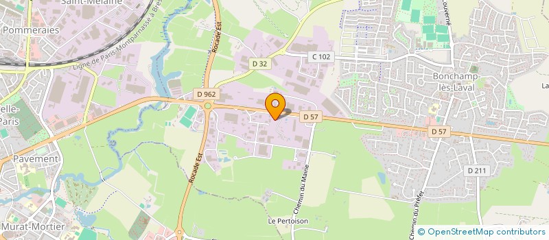 localisation de l'entreprise WIN-OVER à BONCHAMP-LES-LAVAL