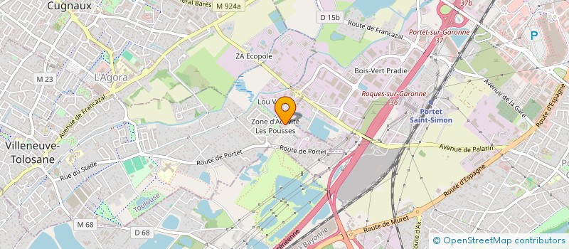 localisation de l'entreprise WIN PERFIL  VILLENEUVE-TOLOSANE