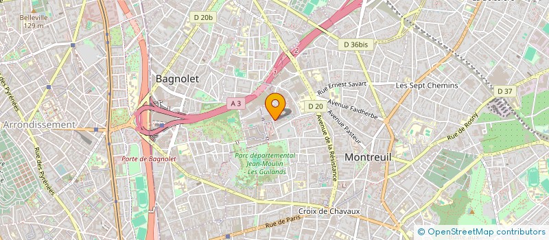 localisation de l'entreprise WIN PLOMBERIE à MONTREUIL