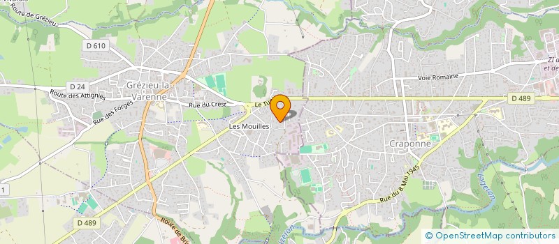 localisation de l'entreprise WIN PRESTA SERVICES  GREZIEU-LA-VARENNE