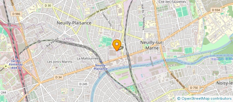 localisation de l'entreprise WIN'S à NEUILLY-SUR-MARNE