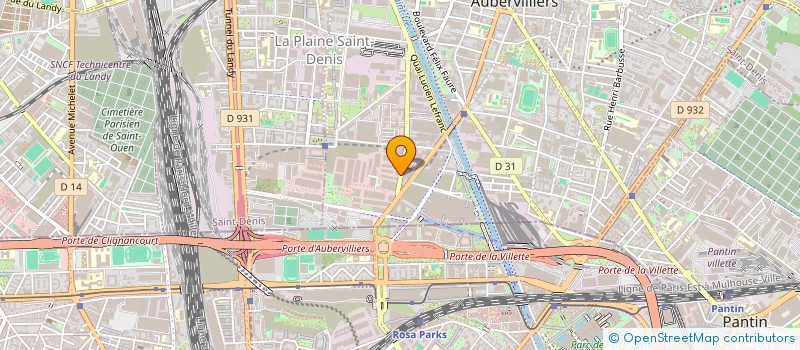 localisation de l'entreprise WIN'S & CO à AUBERVILLIERS