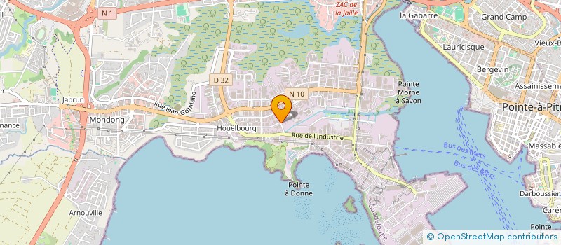 localisation de l'entreprise WIN SERVICES PLUS PRO  BAIE-MAHAULT