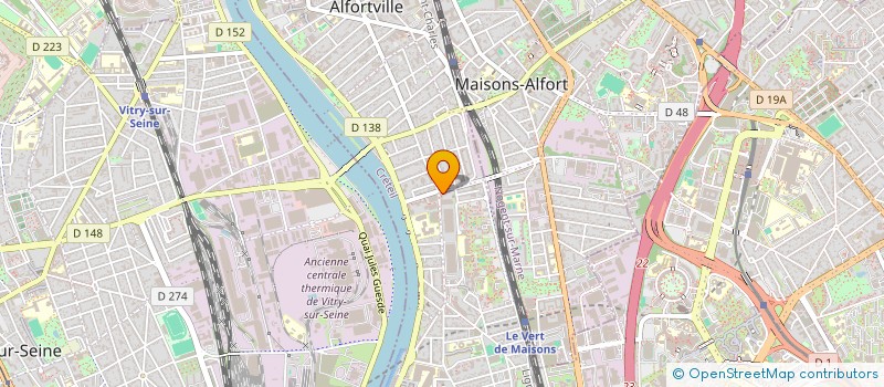 localisation de l'entreprise WIN SYSTEMES à ALFORTVILLE
